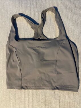 Avis Taupe Seamless Racerback Bralette